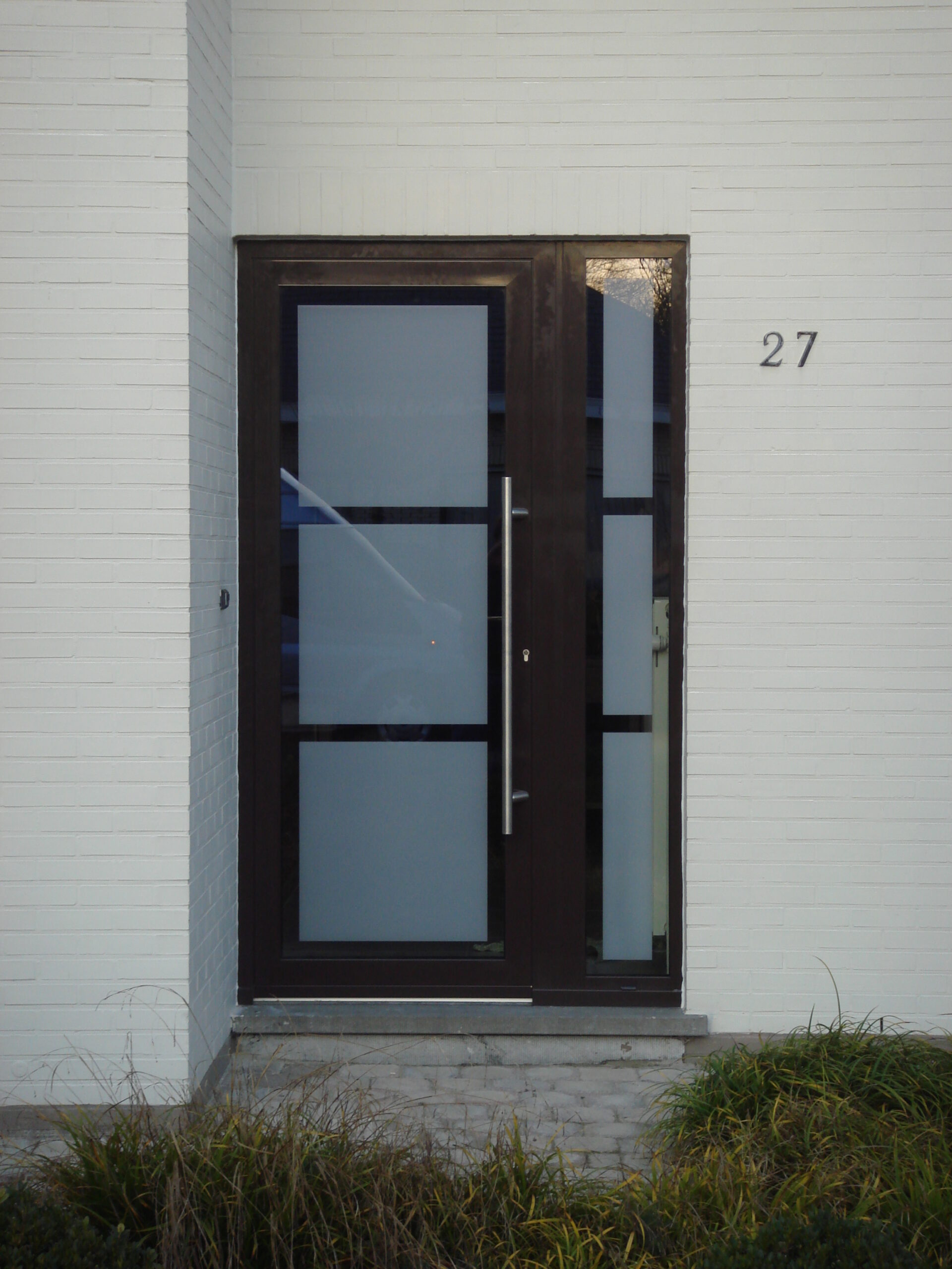 003 - Enkele voordeur in Reynaers aluminium