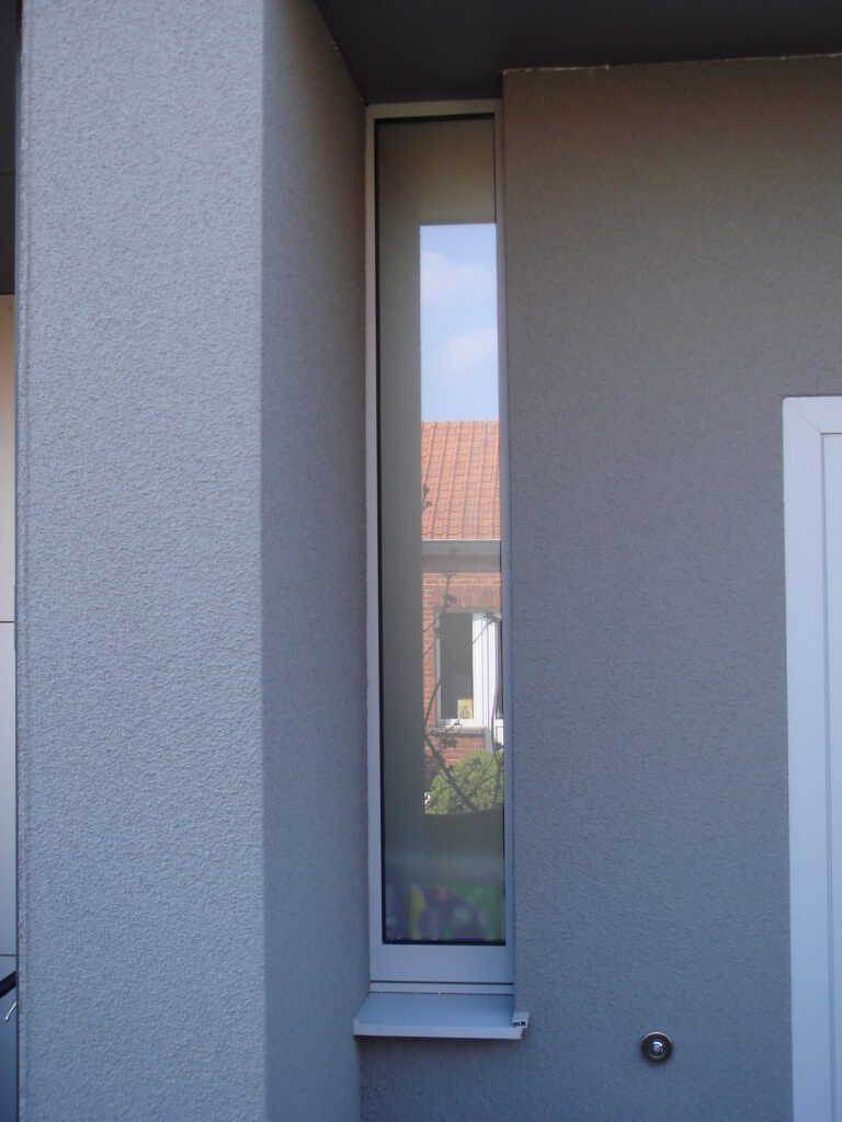 Vaste raam in Reynaers aluminium
