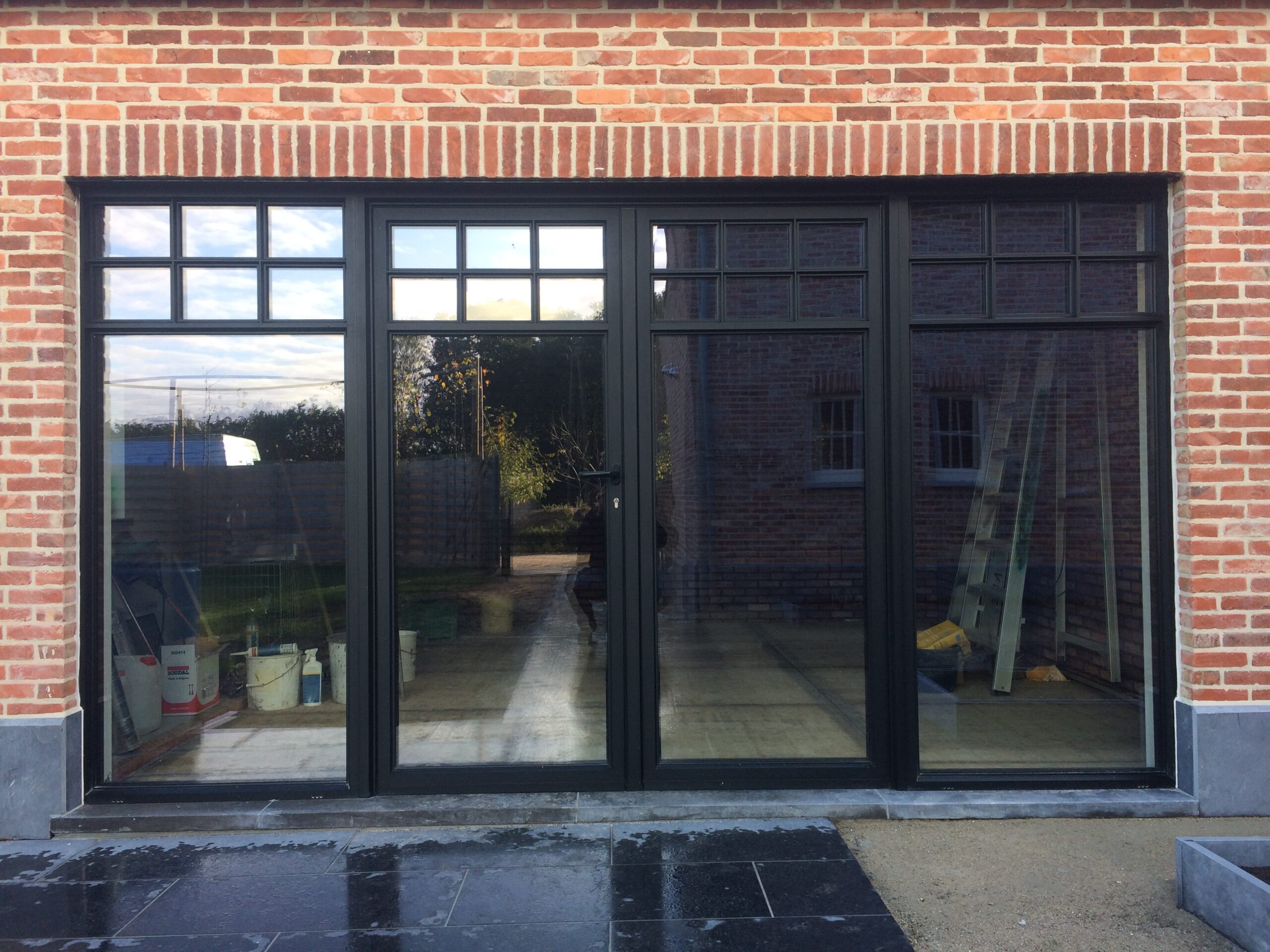 005 - Dubbele achterdeur in Reynaers aluminium (SL38)