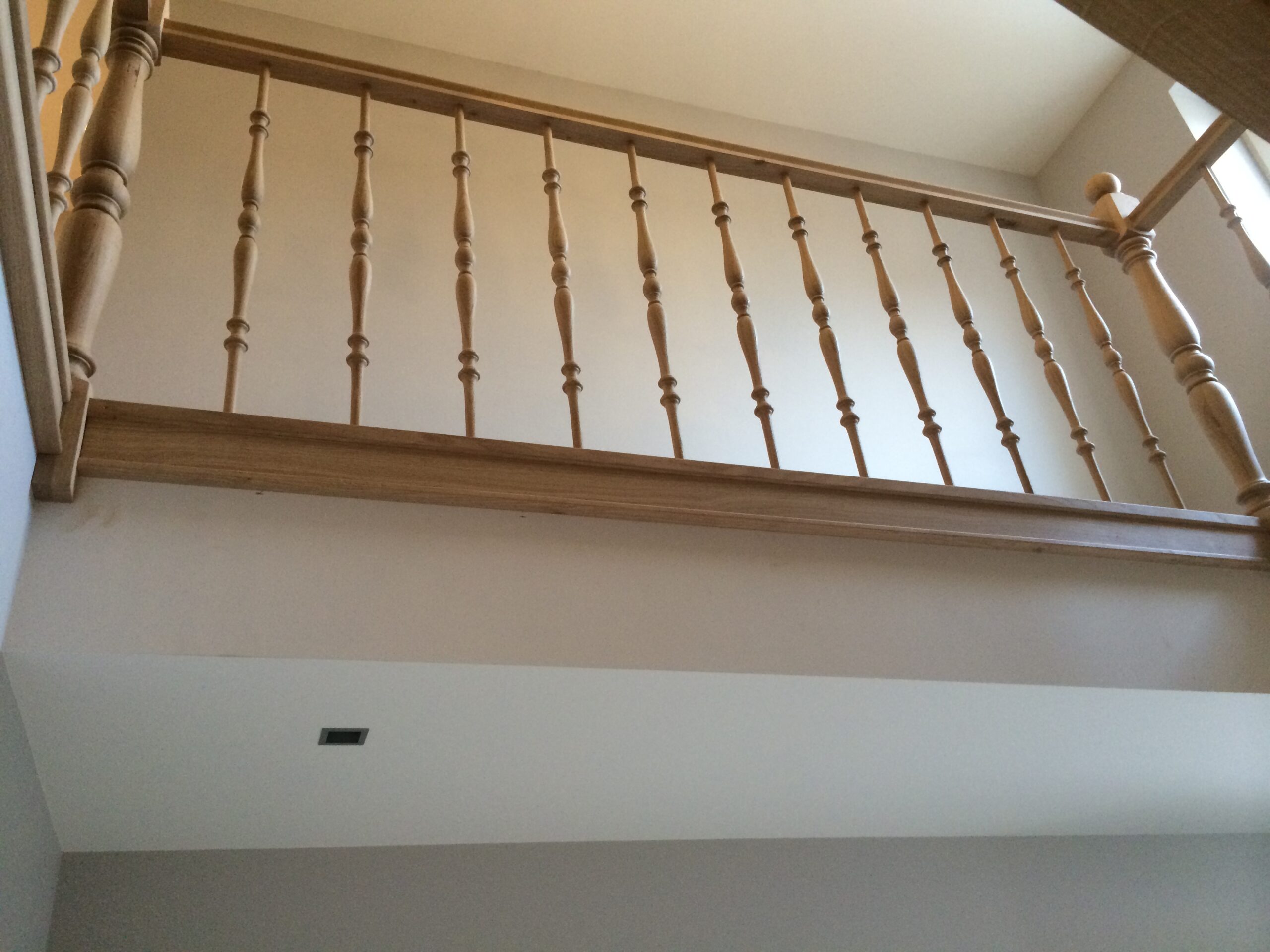 Siertrappen in eik met gedraaide balusters