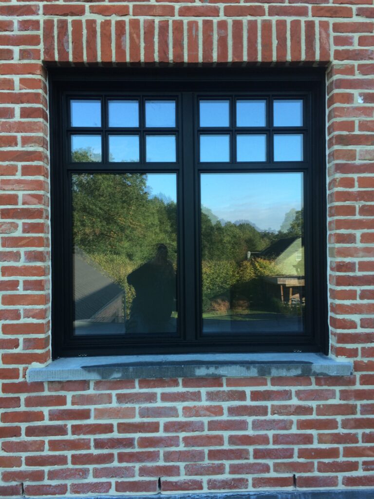 Dubbel draaikiepraam in Reynaers aluminium (SL 38)