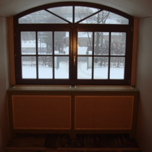 Afkasting rond radiator